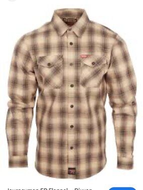 Dixxon Men's Journeyman FR Flannel100% Cotton FR Heavy Shirt Sz XLT